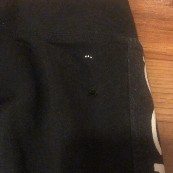 Bebe Leggings Black with Logo Stripe XXS - Picture 4 of 5